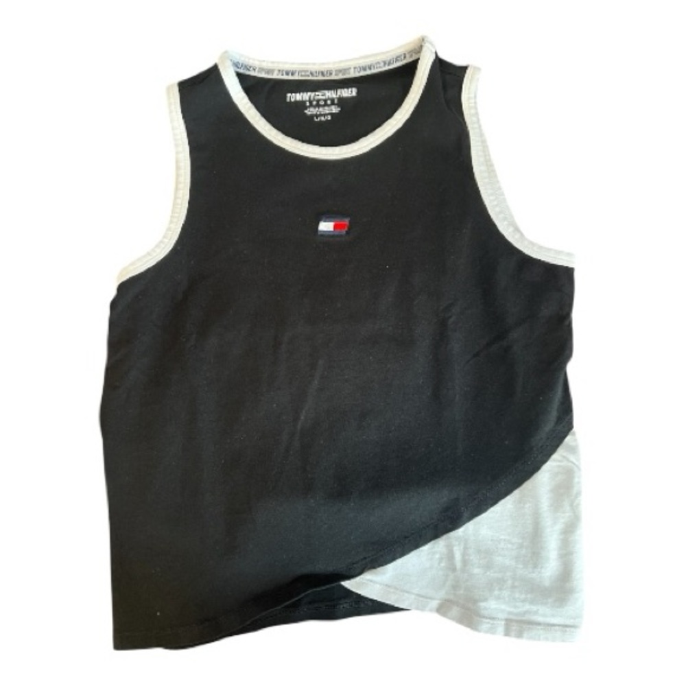 Tommy Hilfiger Kids Black and White Tank Top